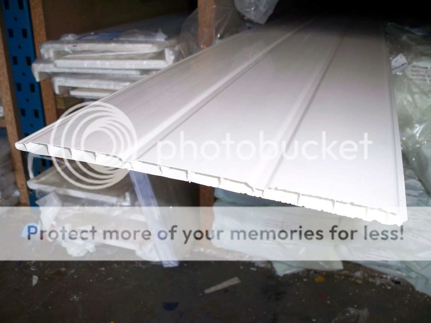 Ceiling Cladding Hollow PVC Panel x 1 in White eBay